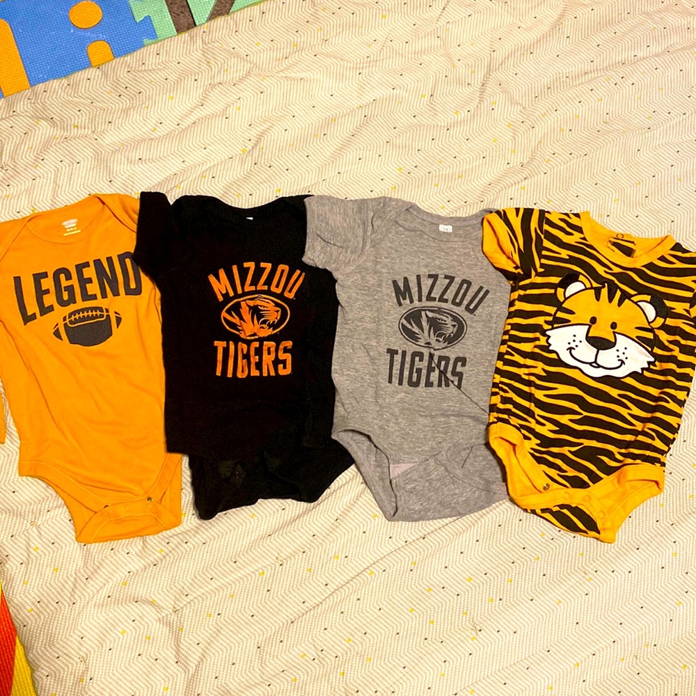 12-18 month Mizzou onesies